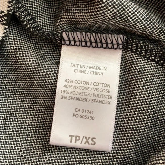 Twik Boxy Cropped Black/White Gingham Top/Blouse- XS - Picture 11 of 11